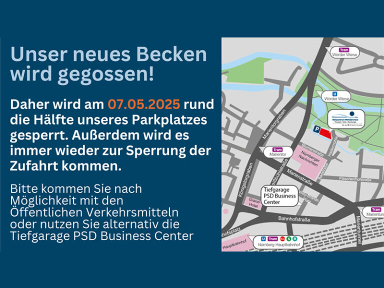 Mehr über den Artikel erfahren Baustellen-Update: Teilsperre des Parkplatzes